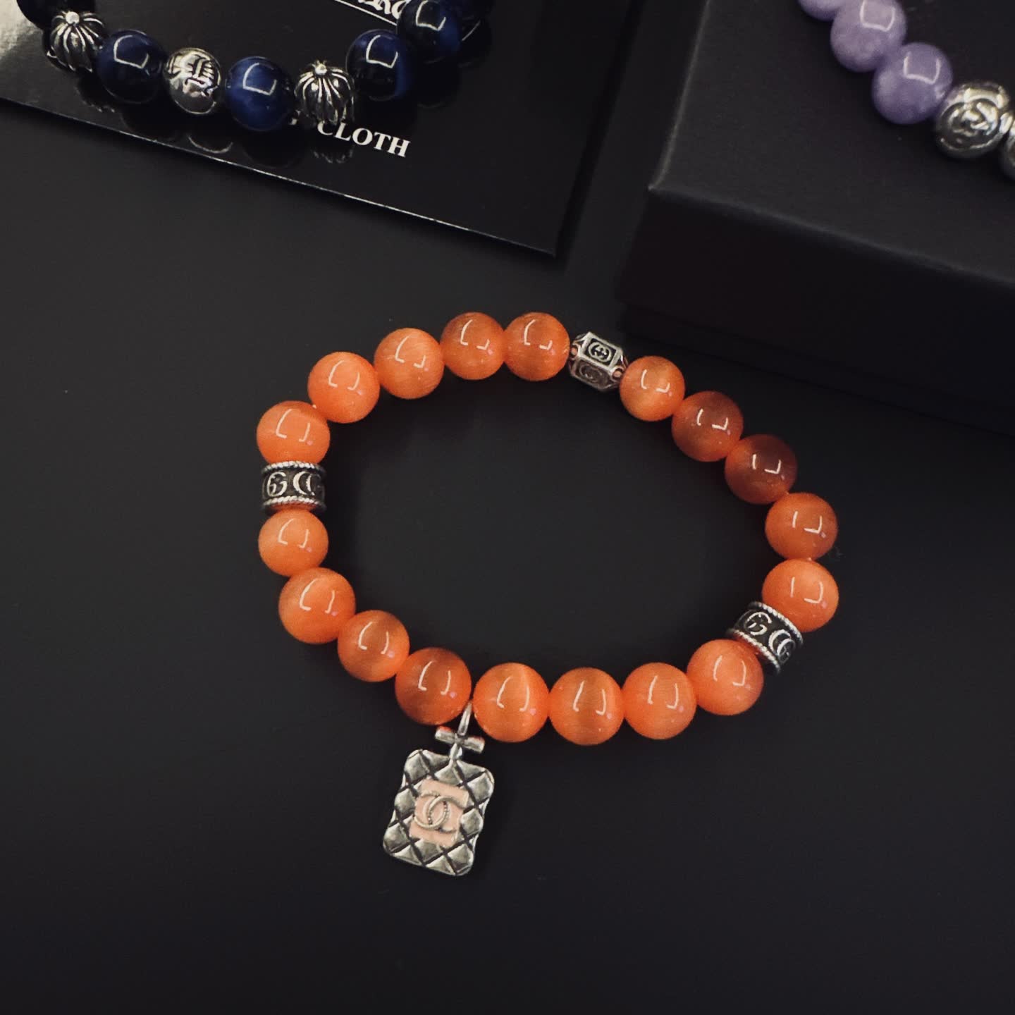 Chrome Hearts Beaded Bracelet Set